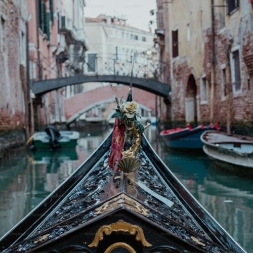 7-Day Rome, Florence & Venice Grand Tour - Gondola decorated with flowers in Venice