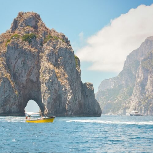4-Day Rome & Capri Escape - Vessel near Capri island landscape