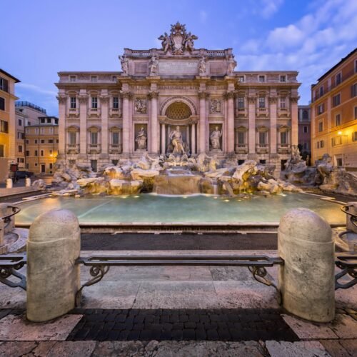 4-Day Rome City Break - White concrete building with fountain