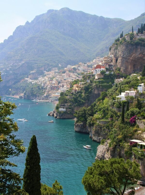 7-Day Amalfi Cruise & Rome Escape - Green coastal cliffs near the water
