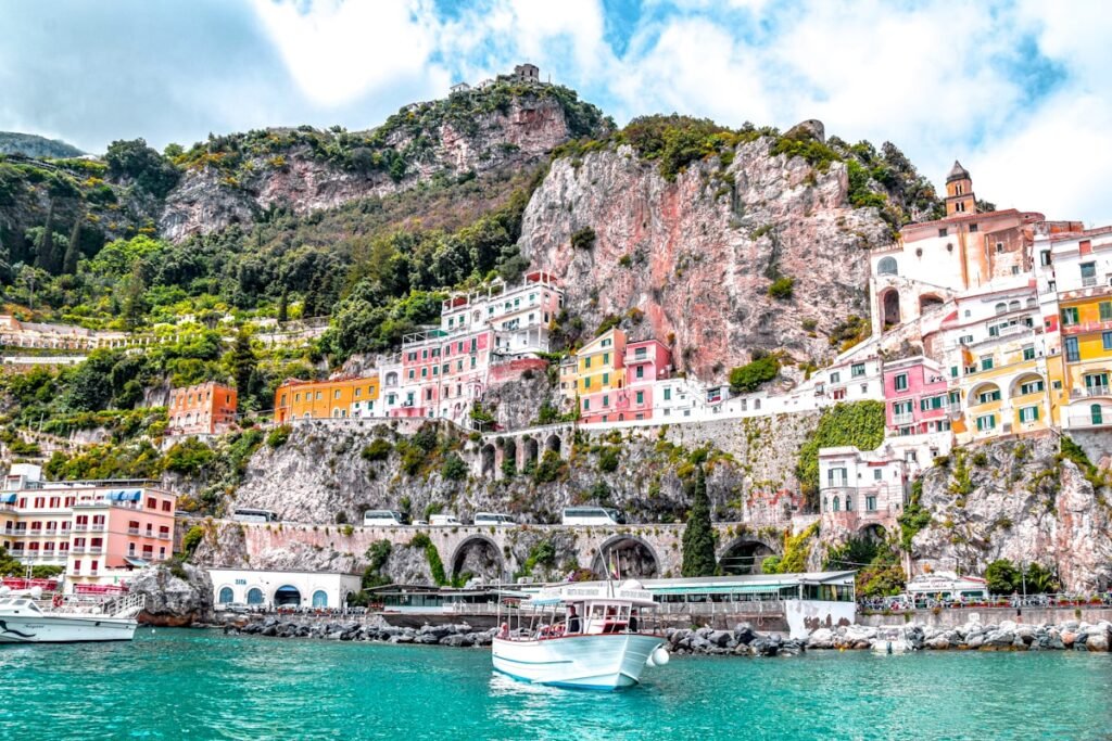 10-Day Rome, Amalfi Coast & Sicily Discovery - Colorful cliffside buildings on the Amalfi Coast