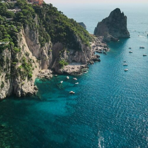 4-Day Rome & Capri Escape - Boats floating in Capri coastal waters