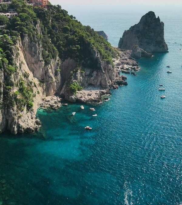 4-Day Rome & Capri Escape - Boats floating in Capri coastal waters