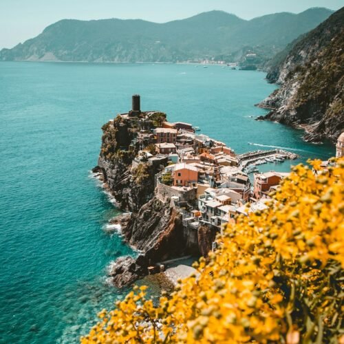 16-Day Italy Grand Explorer - Aerial view of colorful Cinque Terre houses