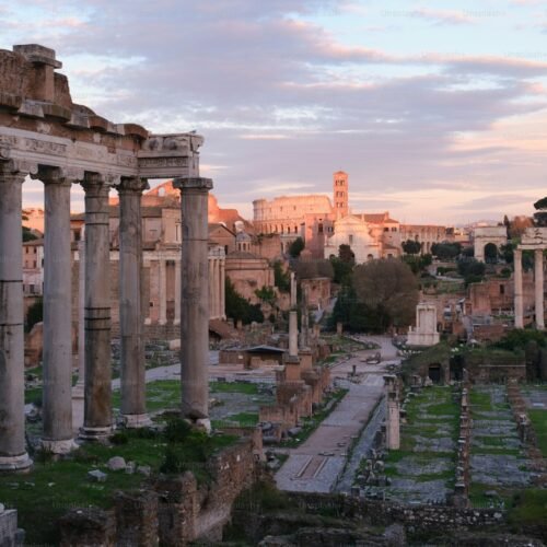Sunset Tour of Imperial Rome - Ruins of ancient Rome at dusk