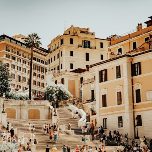 Trevi Fountain, Spanish Steps & City Center Walk - Walking through Rome's historic center