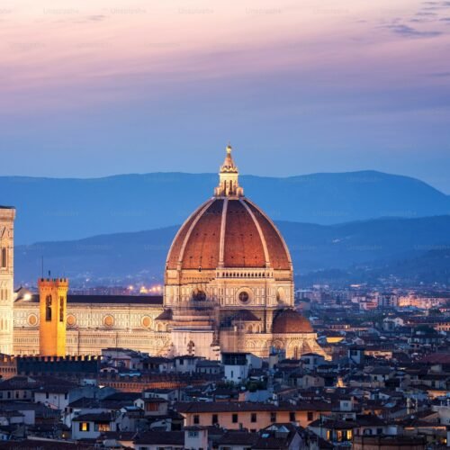 Florence in a Day: Renaissance Highlights - The Florence Duomo at blue hour
