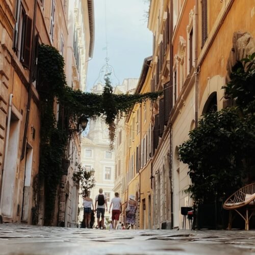 Trastevere Evening Food Experience - Narrow street in Trastevere at evening