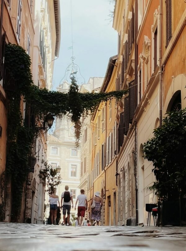 Trastevere Evening Food Experience - Narrow street in Trastevere at evening