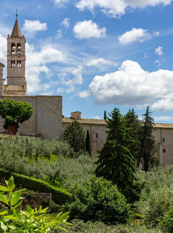 Assisi & St. Francis Heritage Pilgrimage - Assisi old town under blue sky