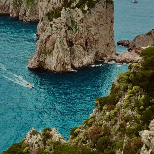 Capri Island Escape (Seasonal) - Capri coastal cliffs and sea