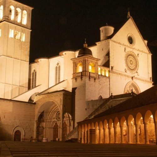 Assisi & St. Francis Heritage Pilgrimage - Assisi illuminated at night