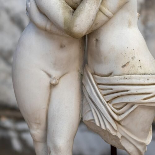 Ancient Ostia Antica Guided Day Trip - Ancient statue at the archaeological site