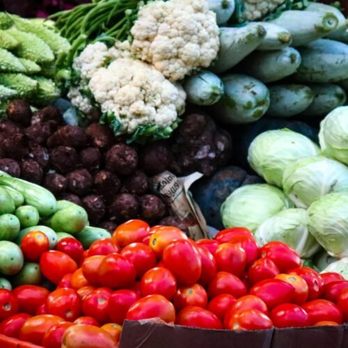 Morning Market Visit & Tasting Tour - Fresh produce pile at the market